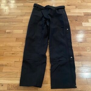 Carhartt Workwear Womens Sz Lg Waterproof Pants Full Side Zip Double Knee WB187